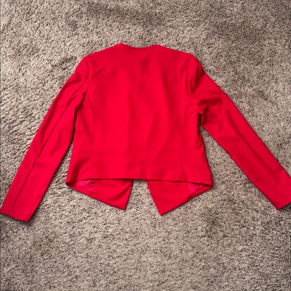 H&M Women’s Red Blazer Size 6 - Picture 11 of 12